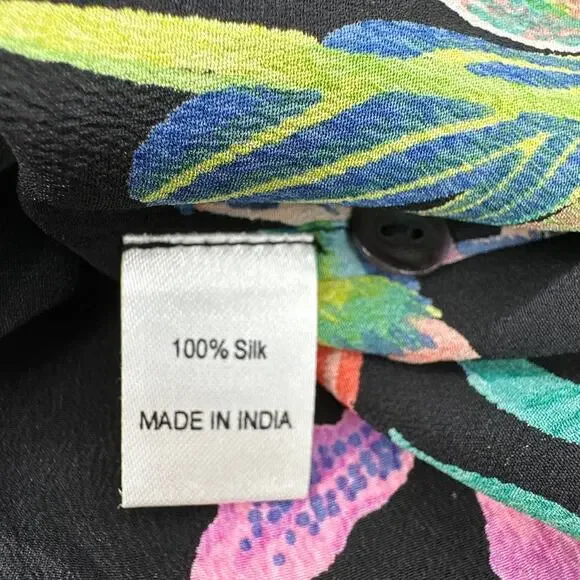 BANJANAN Chandra Silk Dress XS - Picture 7 of 12